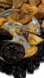 مكس القراصيا المجفف مع التين المجفف بالزيت الزيتون "صغيرة"